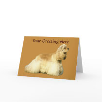 Cocker Spaniel Greeting Card