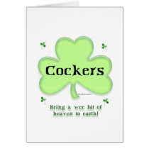 Cocker Spaniel Heaven on Earth Greeting Card