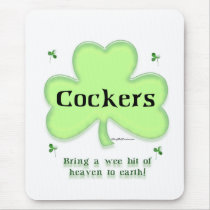 Cocker Spaniel Heaven on Earth mousepads