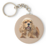 Cocker Spaniel Just Adorable Keychain