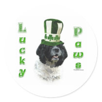 Cocker Spaniel Lucky Paws stickers by GreyWolfCreation Cocker Spaniel Lucky Paws stickers
