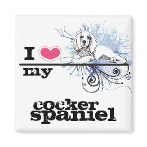 Cocker Spaniel magnets