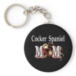 cocker spaniel mom Keychain