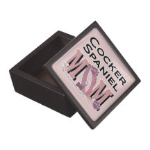 Cocker Spaniel MOM Premium Trinket Boxes
