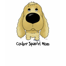 Cocker Spaniel Mom zazzle_shirt