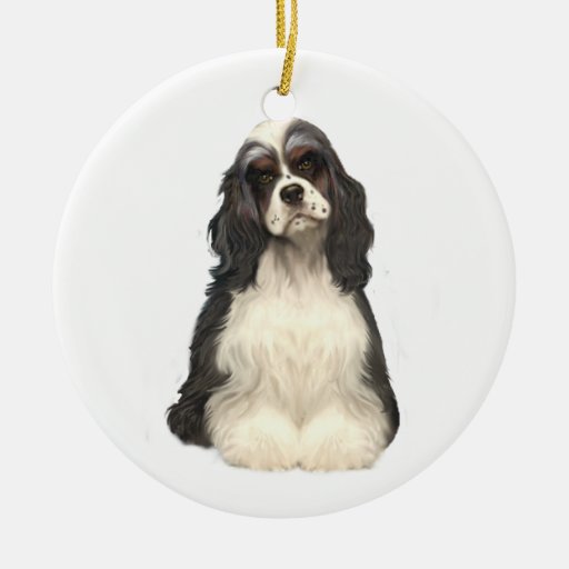 large cocker spaniel ornaments