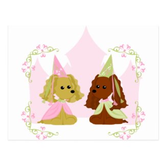 Cocker Spaniel Princess Post Card