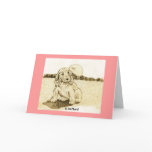 Cocker Spaniel Puppy Card