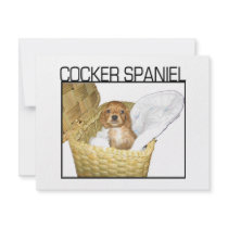 Cocker Spaniel Puppy! invitations by angeria Cocker Spaniel Puppy! invitations