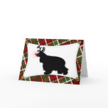 Cocker Spaniel Reindeer Christmas Card