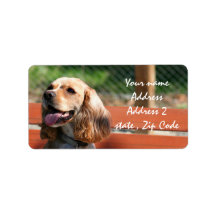 Cocker Spaniel Shipping Labels