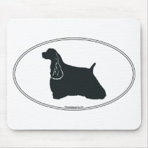 Cocker Spaniel Silhouette Mouse Mats