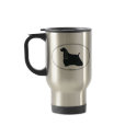 Cocker Spaniel Silhouette mugs by dogwiregifts Cocker Spaniel Silhouette mugs