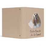 Cocker Spaniel Smiling Binder