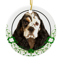 Cocker Spaniel St Patrick's Day Ornament ornaments
