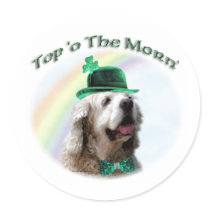 Cocker Spaniel Top of the Morn stickers by GreyWolfCreation Cocker Spaniel Top of the Morn stickers