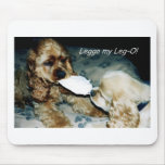 Cocker Spaniel Tug-of-War Mousepads