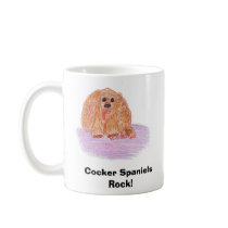 Cocker Spaniels Rock! mugs
