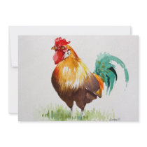 Cockerel Invitation