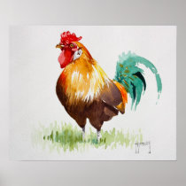 Cockerel Print