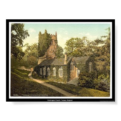 Cockington Church, Torquay, England Print by eyecandy