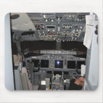 Cockpit Jet Aircraft Mouse Pads