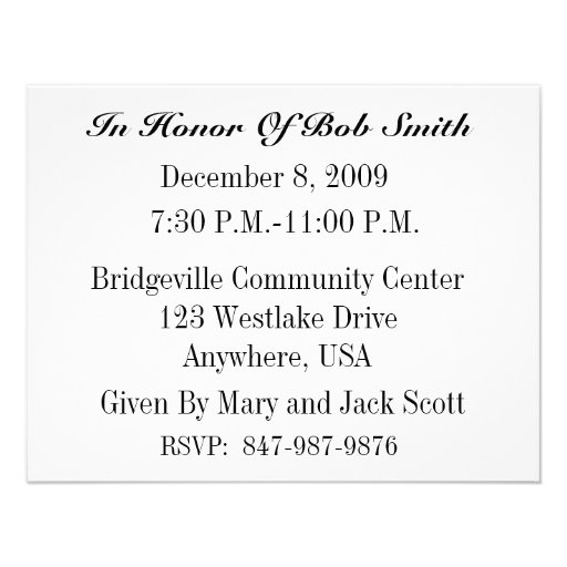 Cocktail 50th Birthday Party Invitations
