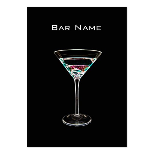 Cocktail Bar Business Card (front side)