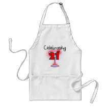 Cocktail Celebrating 21 Tshirts and Gifts aprons by birthdayTshirts Cocktail Celebrating 21 Tshirts and Gifts aprons