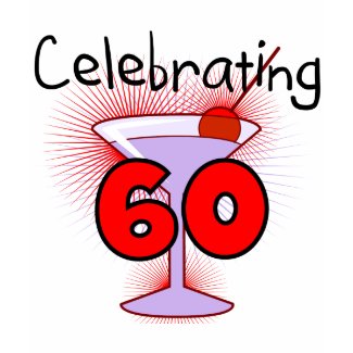 Cocktail Celebrating 60 Tshirts and Gifts shirt