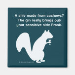 Cocktail confessions with the Squirrel Refrigerator Magnet