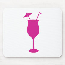 Cocktail drink mouse pads