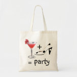 Cocktail Formula for Party Fun Canvas Bag