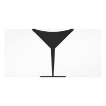 cocktail glass icon photo cards