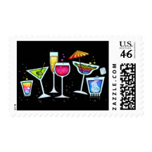 COCKTAIL GLASSES POSTAGE