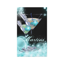 Cocktail martini cosmopolitan mixologist gallery wrapped canvas