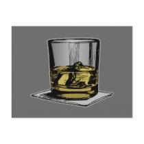 Cocktail & Napkin Design postcards