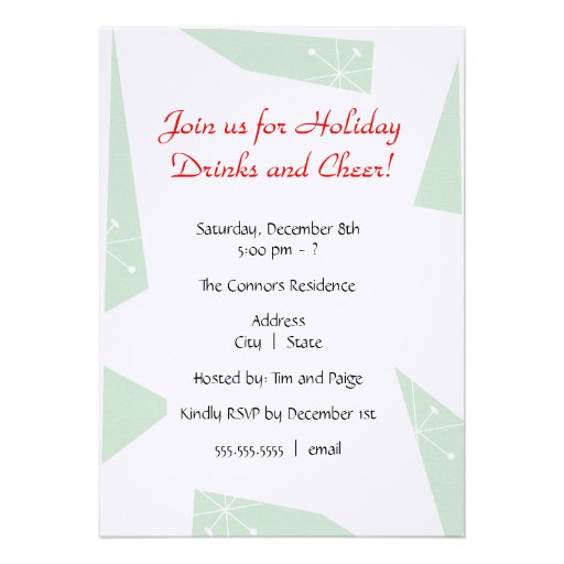 Cocktail Party | Holiday Party Invitations