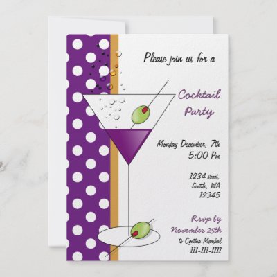 Cocktail Party Invitations on Mod Cocktail Party Invitation  Perfect For A Casual Picnic  A