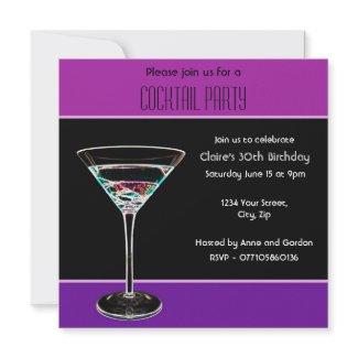 Cocktail Party Invitation invitation