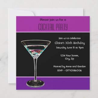 Cocktail Party Invitations on Cocktail Party Invitation Invitation