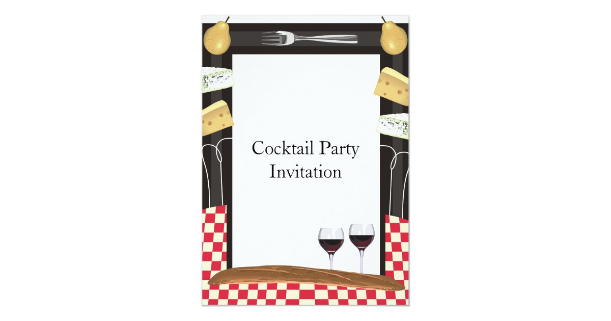 Cocktail Party Invitation Zazzle