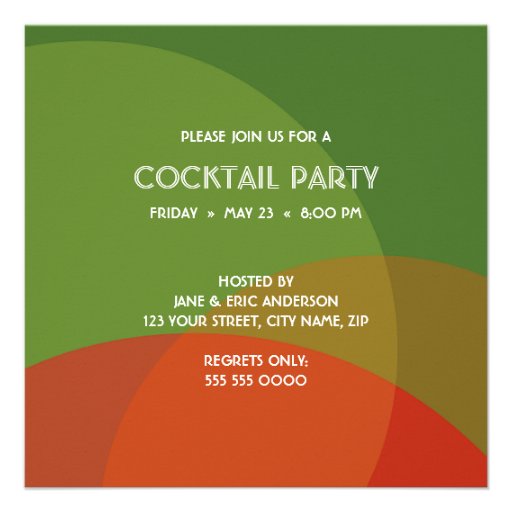 Cocktail Party invitation