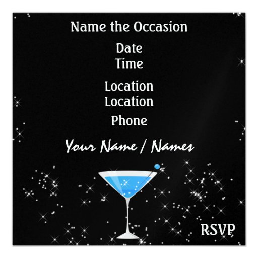 Cocktail Party Invitation by SRF