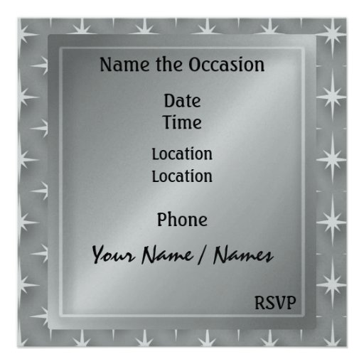 Cocktail Party Invitation by SRF