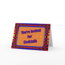 Cocktail Party invitation cards by DonnaGraysonAbstract Cocktail Party invitation cards
