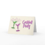 Cocktail Party Invitation cards