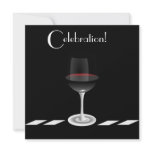 Cocktail Party Invitation in Black and White