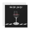 "Cocktail Party Invitation in Black and White"