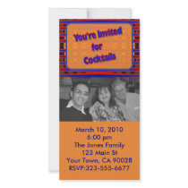 cocktail party invitation photo cards